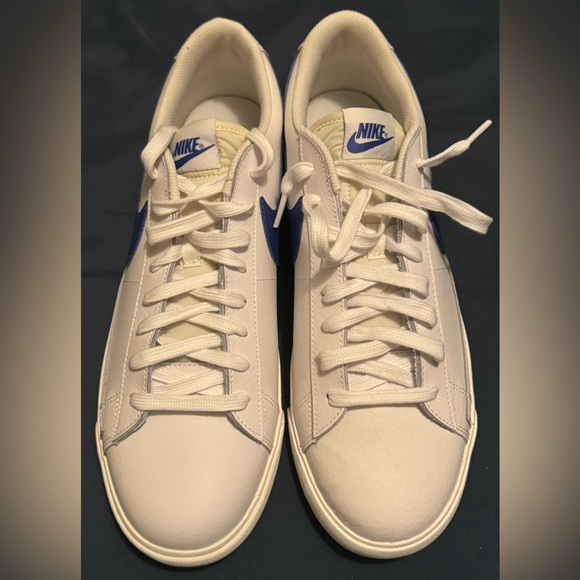 Nike Blazer Low Leather White/Astronomy Blue Size 12 Brand New No Box - Picture 7 of 9